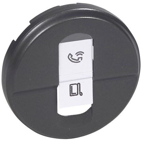 Накладка розетки Celiane 1хRJ45 графит Leg 067951 Legrand Legrand арт. 067951