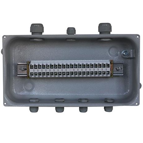 Коробка клеммная У-615 У2 20 клемм IP54 (пластиковые вводы PG) Электротехник ET003156