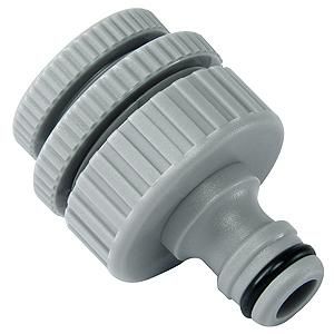 Штуцер резьбовой с переходниками 12мм-19мм-25мм (1/2-3/4-1) внутр. резьба. пластик (50/200) Green Apple Б0003115 ЭРА