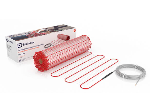 Комплект "Теплый пол" (мат) двухжил. 150Вт/кв.м 75Вт 0.5кв.м PRO Mat EPM 2-150-0.5 самокл. Electrolux НС-1128282
