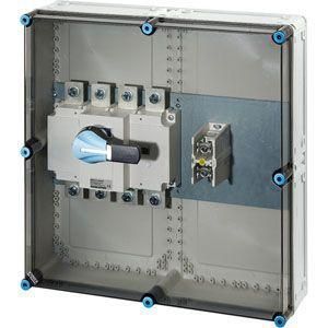 Корпус пластиковый Mi 600х600х239 с выкл. нагрузки IP65 сер. прозр. крышкой 7866 HENSEL 20000592