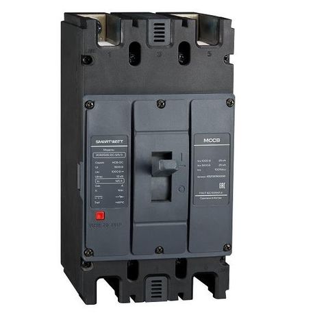 Выключатель автоматический в литом корпусе PDE HCB250B-DC-125/3 125А 3P 20кА SmartWatt 4512020500091 Delta