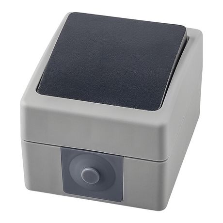 Переключатель одноклавишный, серия Велена, серый/графит, Stekker - 32756 FERON PSW10-112-54