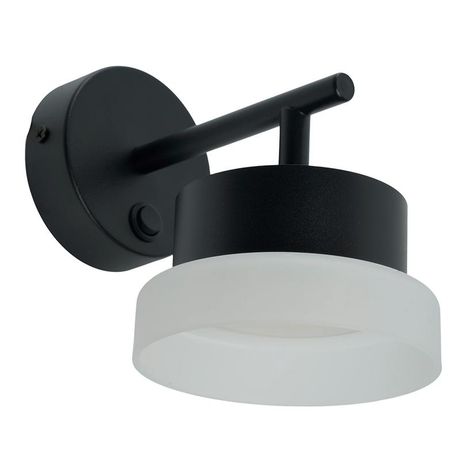 Светильник ДБО-12w GX53 без лампы наклонный с выключателем черный - HL4600 51685 FERON