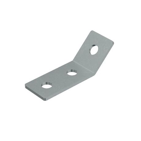 Уголок 45град. (3 отверстия) HD85 КМ LO56303 КМ-Профиль