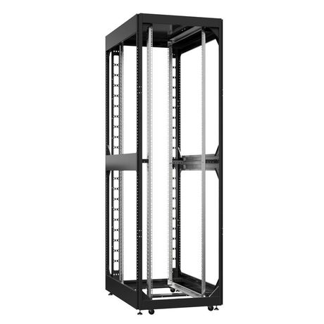 Шкаф серверный 42U 800х1000 передняя дверь: без. задняя боковые панели: цвет: черный RAL9005 - EX 8042.9000 SYSMATRIX