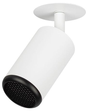 Встраиваемый светильник алюминиевый KL106 WH/BK MR16 GU5.3 белый/черный матовый | Б0061628 ЭРА