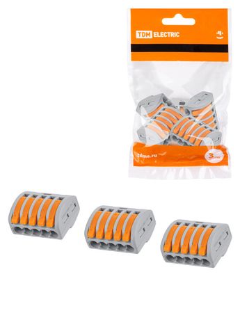 Соединительная клемма СК-415 (2,5мм2) (5 шт/упак) | SQ0527-0013 TDM