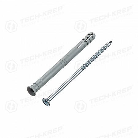 Дюбель-гвоздь 8х120 пот. манжета полипропилен (уп.100шт) Zitar 154271 Tech-KREP Zitar арт. 154271