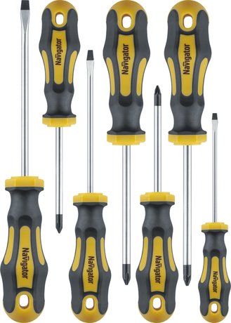 Набор отверток NHT-Ot02-H7 (7шт) Navigator 95268 33340