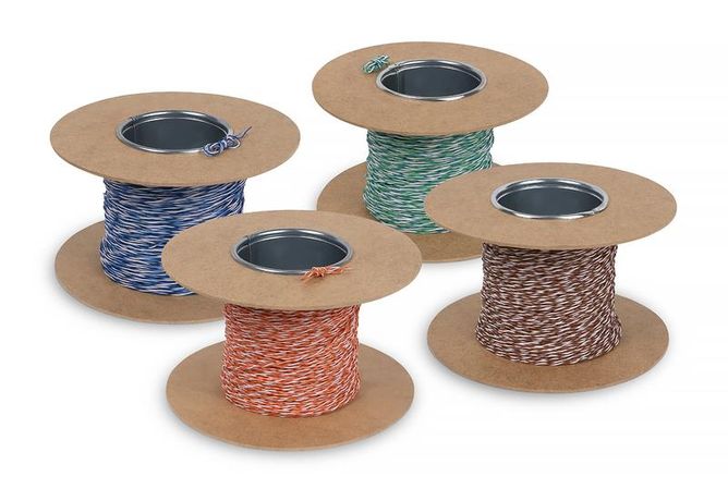 Кабель витая пара кроссировочная неэкранир. U/UTP кат.5E 1 24 AWG ОЖ solid без общей внешн. оболочки оранж. (уп.100м) Cabeus 10968c