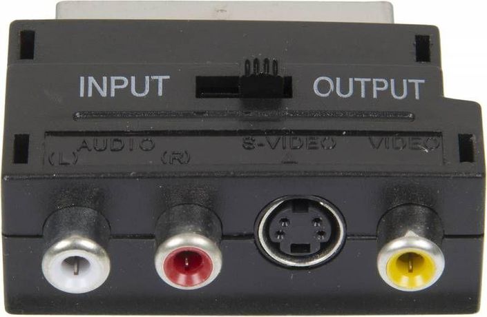 Адаптер аудио-видео JSP005 SCART (m)/3хRCA (f)/S-VIDEO (f) черн. NINGBO 841269
