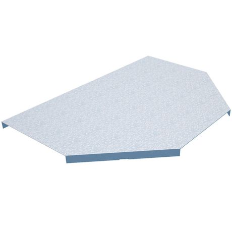 Крышка для отвода T-образ. осн.200 (80/100) KTD200 КМ LO1982 КМ-Профиль KTD200(80/100)