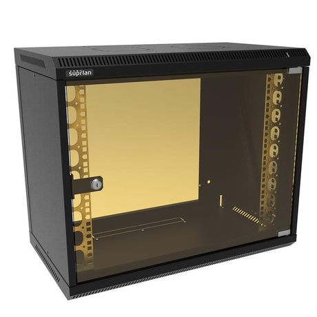 Шкаф телекоммуникационный настенный ТВЛ-9U-600-350-СР-9005 SUPRLAN 05-1090-B Net.on