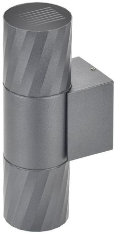 Светильник уличный декоративный для наружного освещения 5221 настенный 2хGU10 двусторонний IP65 серый - LT-UBU0-5221-GU10-2-K03 IEK