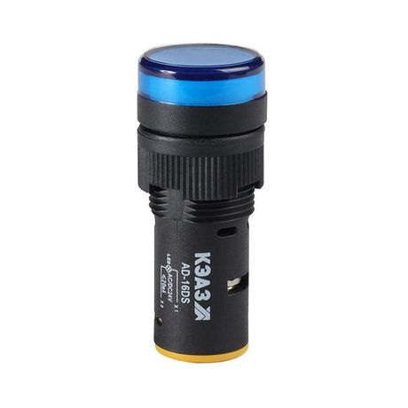 Лампа AD16DS(LED) матрица D16мм синий 48В AC/DC | 357839 КЭАЗ