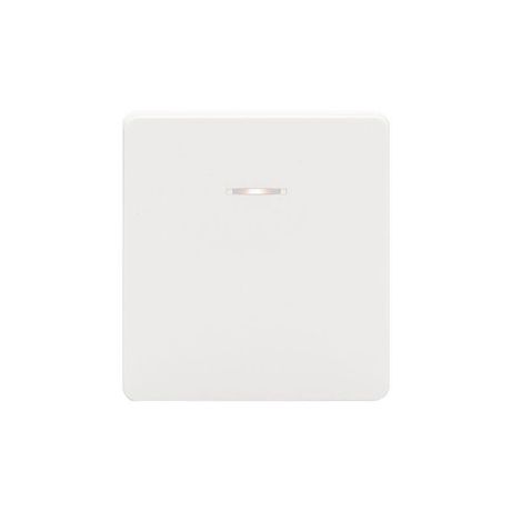 Переключатель перекрестный 1-кл. СП ROUND 10А с подсветкой перламутр Kranz KR-78-0718-1