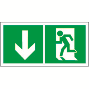 Пластина Указатель двери эвакуац. выхода (левостор.) BL-3015.E40 - a18192 BS