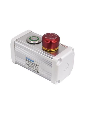 Пост управления BXM47-A2/22-65У1 1 цилиндрическая кнопка 1C1NO1NC зел. + грибовидная с фиксацией красн. Электротехник ET024781