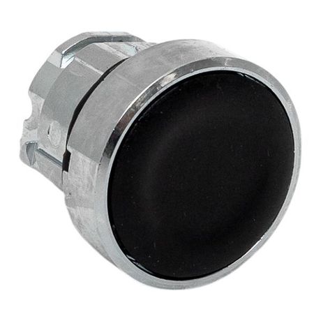 Исполнительный механизм кнопки XB4 черный плоский возвратный без фиксации, подсветки IP65 - XB4BA-BL-65 EKF