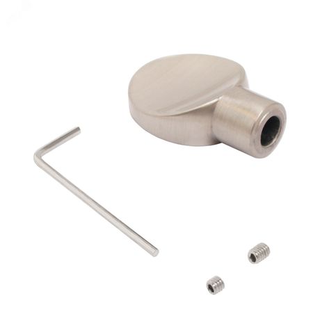 Вертушка БУЛАТ ВЦ 01.08 матовый никель на шток цилиндра - 15000 ПТК