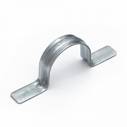 Скоба металлическая двухлапковая СМД d38-40 мм для монтажного пистолета (без отверстий) (50 шт/уп) | PR13.1994 Промрукав Строитель
