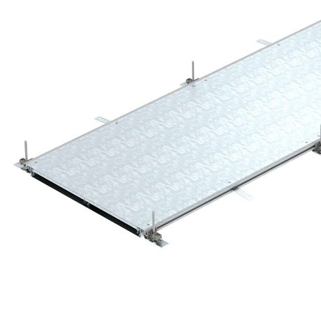 Секция кабельного канала OKA-W глухая 2400x600x40 мм (сталь) (OKA-W6004030) | 7424408 OBO Bettermann