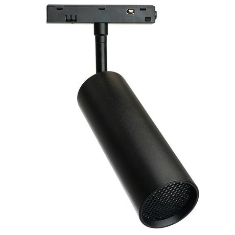 Светильник светодиодный трековый низковольтный 12W, 960 Lm, 4000К, 35 градусов, черный, MGN308 с антибликовой решеткой | 48920 FERON