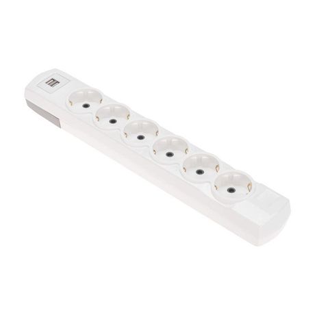 Колодка PREMIUM 6 гнезд, с/з, 2 USB, белый | 13-4407 REXANT MEET