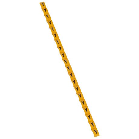 Маркировка буква (Y) черный/желтый Duplix (600шт) - 038434 Legrand