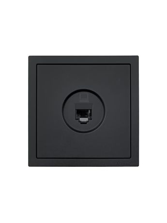 Розетка компьютерная 1-мест. СП ZIMA IP20 черн. бархат LEZARD 704-4288-139