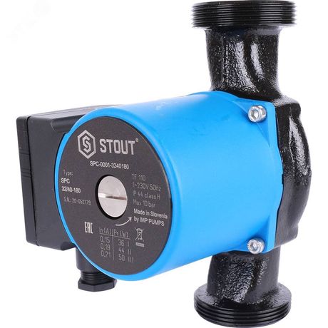 Насос циркуляционный 32/40-180 - SPC-0001-3240180 STOUT RG008V60G4EBJE