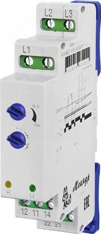 Реле контроля фаз РКФ-М07-1-15 100В~ - 4640016934904 Меандр