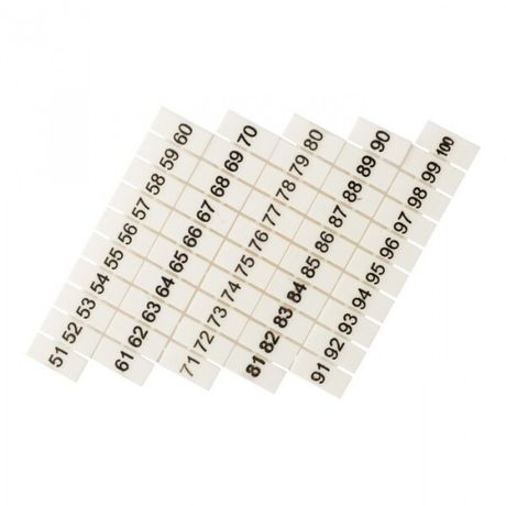 Маркеры для JXB-ST 6 с нумерацией 50-100 (100 шт.) EKF PROxima | zb-st-6-50-100