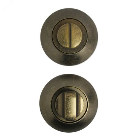 АЛЛЮР АРТ BK-R1 OB/OB (31132) состаренная бронза - 12149 Завертка-фиксатор сантехническая для защелок замков задвижек к ручкам ПТК