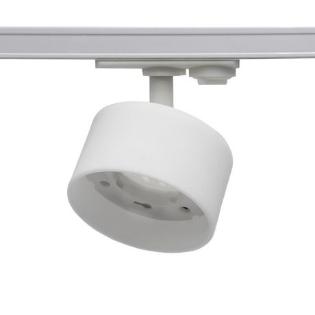 Светильник светодиодный трековый на шинопровод ДПО GX53 без лампы белый корпус Jazzway - 5049161