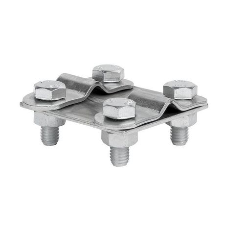 Зажим контрольный прут-прут (пластина 57x57мм) Ni EKF PROxima | lp-55611-ni