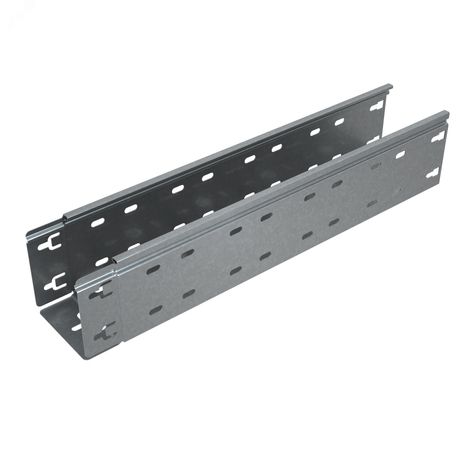 Лоток перф. 100х500х1,5 L3000 мм Быстрый монтаж ПЛЮС INOX304 - LPplus100-500-1.5-3000 КМ-Профиль PL12982