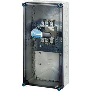 Корпус пластиковый Mi 300х600х239 с выкл. нагрузки IP65 сер. прозр. крышкой 7456 HENSEL 2000279