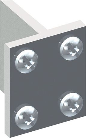 Соединитель профилей EDF (1уп=4шт) | ZX66P4 ABB