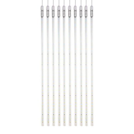 Гирлянда светодиодная "Тающие сосульки" 10штх100см шаг 100см 960LED тепл. бел. 24В IP65 соединяемая каучук Neon-Night 256-428