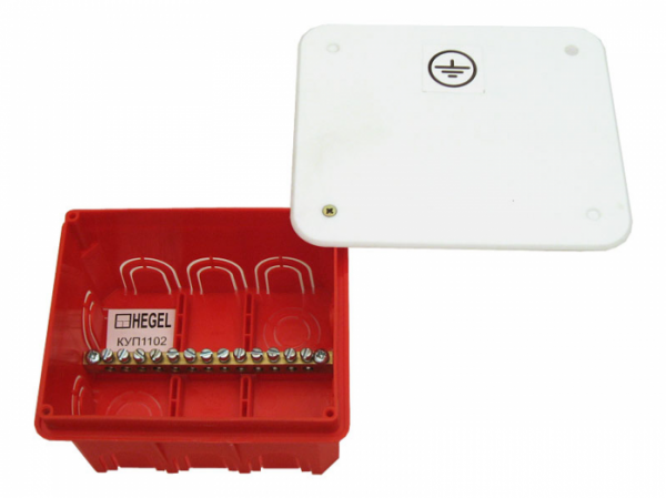 Коробка распределительная СП для сплошн. стен уравн. потенциалов HEGEL КУП1102-И