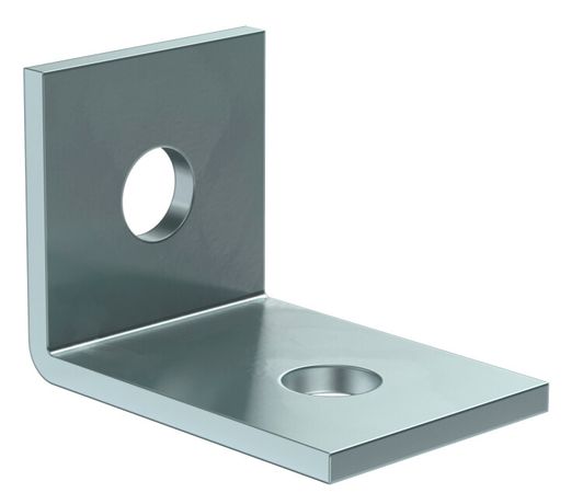 Уголок крепежный одинарный для STRUT-профиля HDZ | CLM50D-UOS-058-40-HDZ IEK