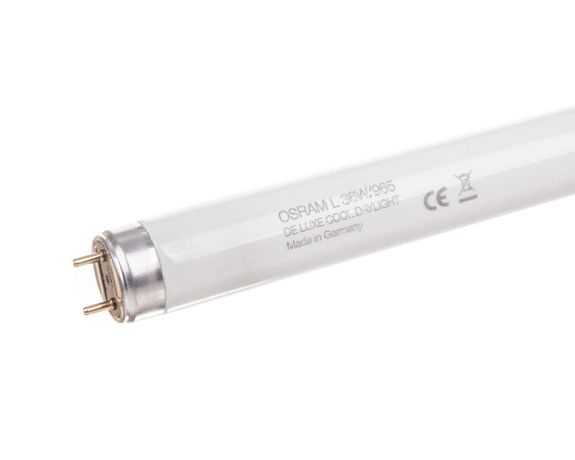 Лампа люминесцентная L 36W/965 36Вт T8 6500К G13 OSRAM 4008321111395