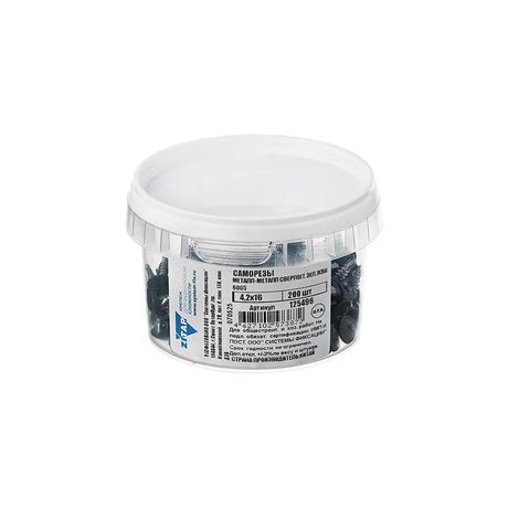 Саморез ШСММ сверло 4.2х16 темн./зел. KP RAL 6005 (уп.200шт) Tech-Krep/Zitar 125496