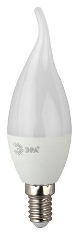 Лампа светодиодная LED 10 Вт 800Лм 2700К свеча на ветру теплый E14 220-240В BXS-10W-827-E14 Red Line - Б0051854 ЭРА