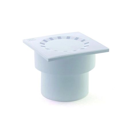 Трап вертикальный решетка из пластика ВК ПП 150/150х110 бел. RTP 36583