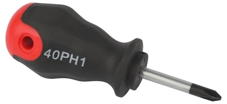 Отвертка крестовая PH1х40 мм двухкомпонентная рукоятка - Б0055839 ЭРА