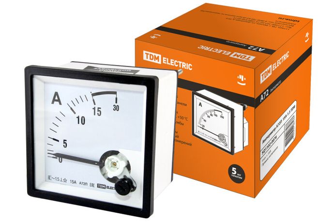 Амперметр А72П 15А-1.5 | SQ1102-0076 TDM