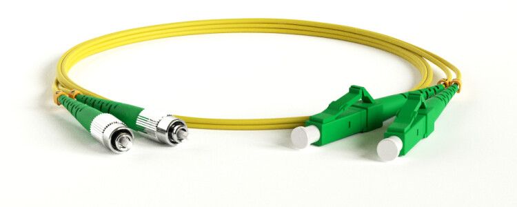 Патч-корд FC-D2-9-FC/AR-LC/AR-H-3M-LSZH-YL волоконно-оптический (шнур) SM 9/125 (OS2), FC/APC-LC/APC, 2.0 мм, duplex, LSZH, 3 м | 27835 Hyperline